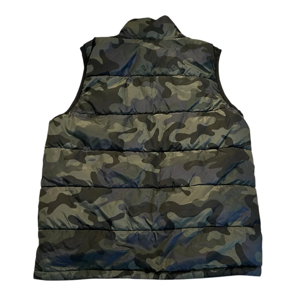 GAP Kids Camouflage Puffer Vest Size‎ M ColdControl Insulated